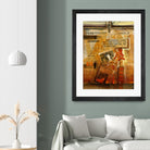 Perle d’Orient by Roland Palmaerts on GIANT ART - orange typography newspaper