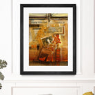 Perle d’Orient by Roland Palmaerts on GIANT ART - orange typography newspaper