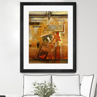 Perle d’Orient by Roland Palmaerts on GIANT ART - orange typography newspaper