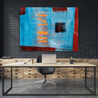 Égaiement 1 by Jacques Clement on GIANT ART - blue abstract