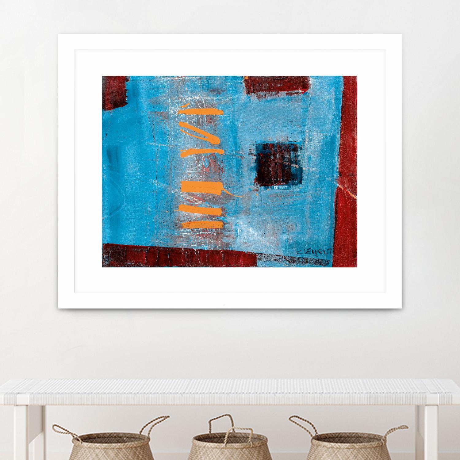 Égaiement 1 by Jacques Clement on GIANT ART - red abstract