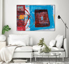 Enthousiasme by Jacques Clement on GIANT ART - blue abstract