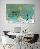 Hilarité by Jacques Clement on GIANT ART - green abstract canadien