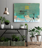 Hilarité by Jacques Clement on GIANT ART - green abstract canadien