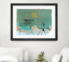Hilarité by Jacques Clement on GIANT ART - green abstract canadien
