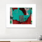 Euphorie by Jacques Clement on GIANT ART - red abstract