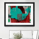 Euphorie by Jacques Clement on GIANT ART - red abstract