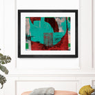 Euphorie by Jacques Clement on GIANT ART - red abstract