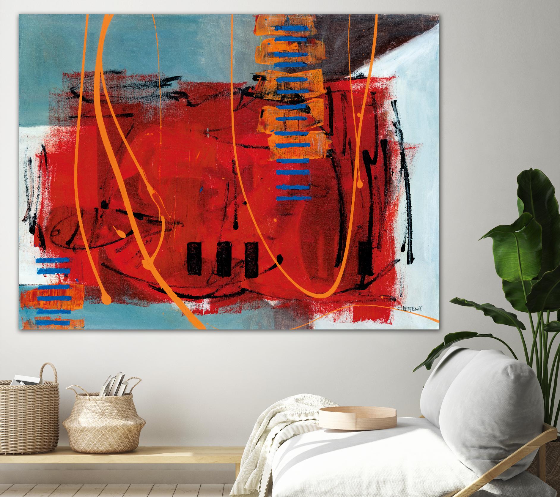 Béatitude by Jacques Clement on GIANT ART - grey abstract