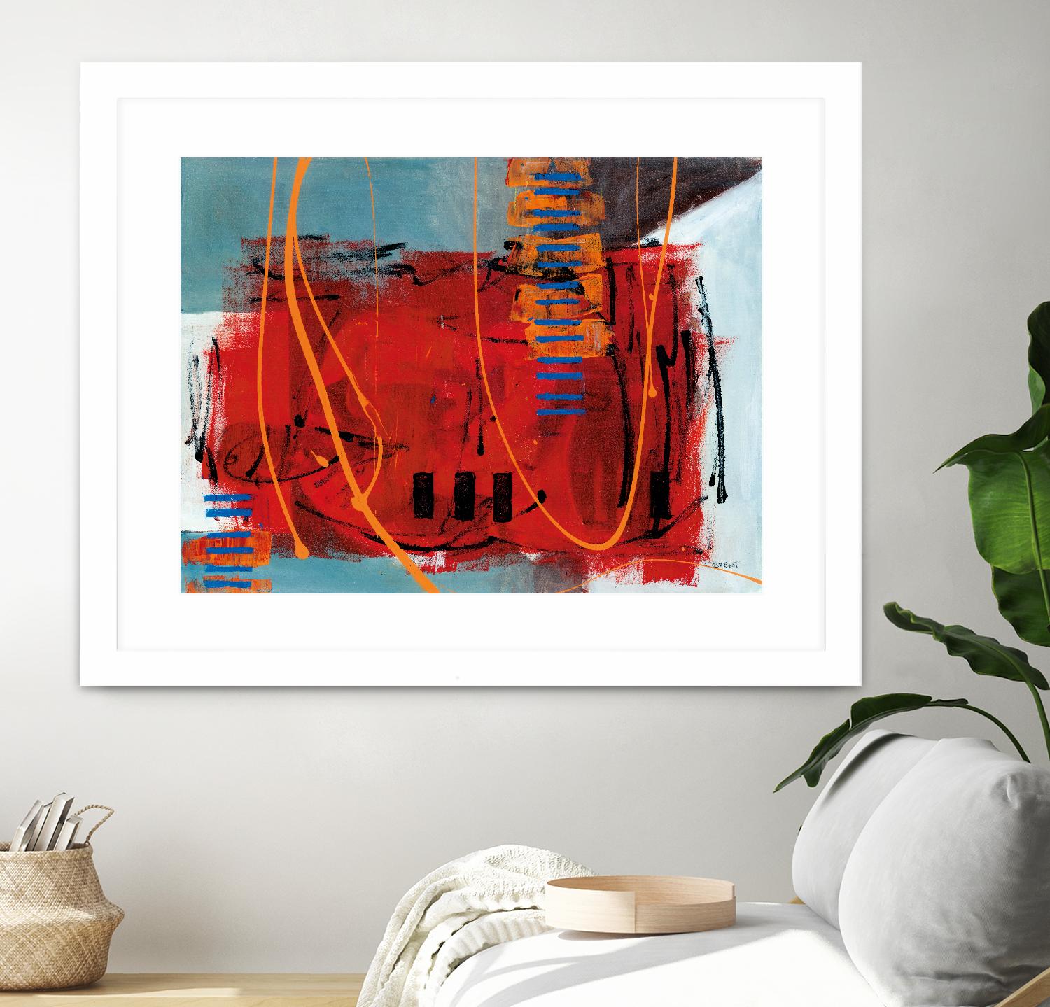 Béatitude by Jacques Clement on GIANT ART - grey abstract