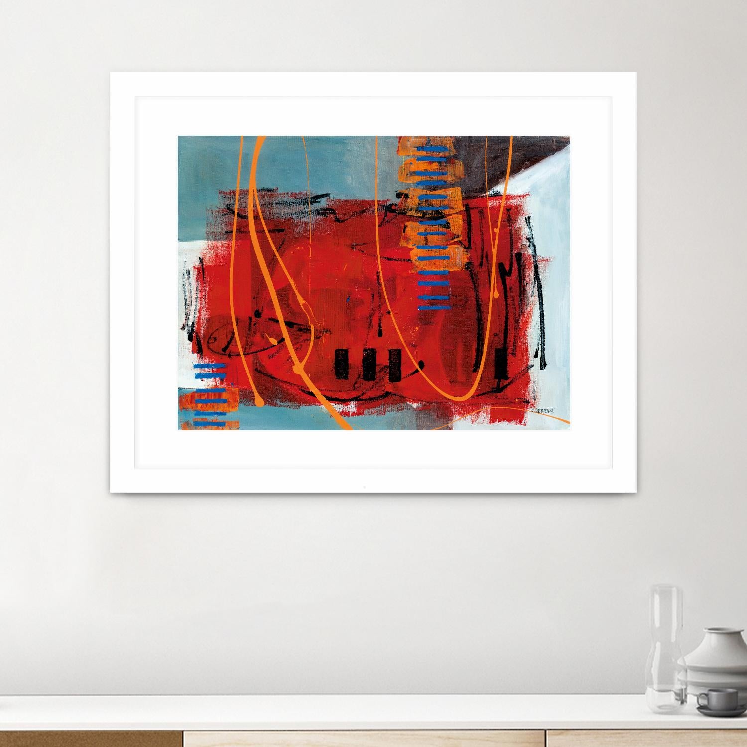 Béatitude by Jacques Clement on GIANT ART - grey abstract