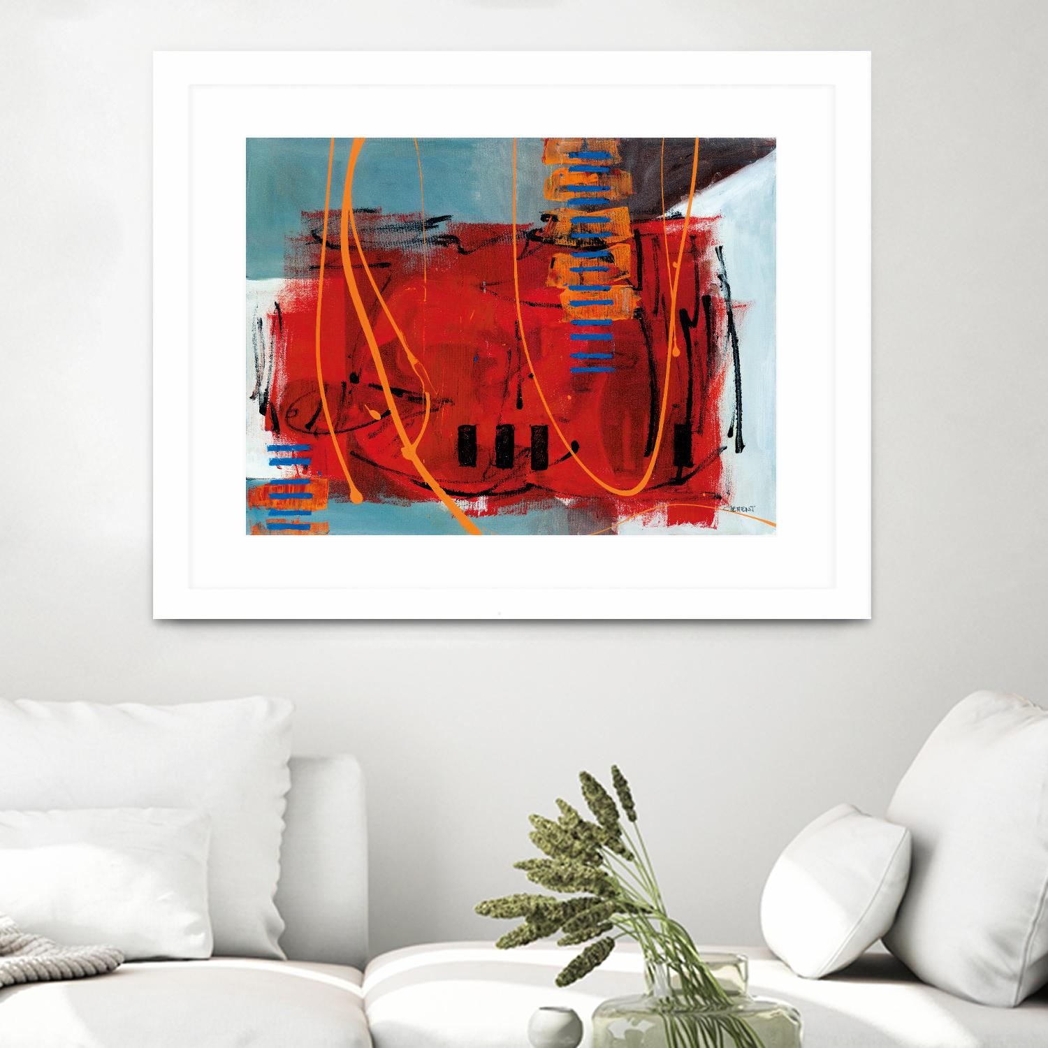 Béatitude by Jacques Clement on GIANT ART - grey abstract