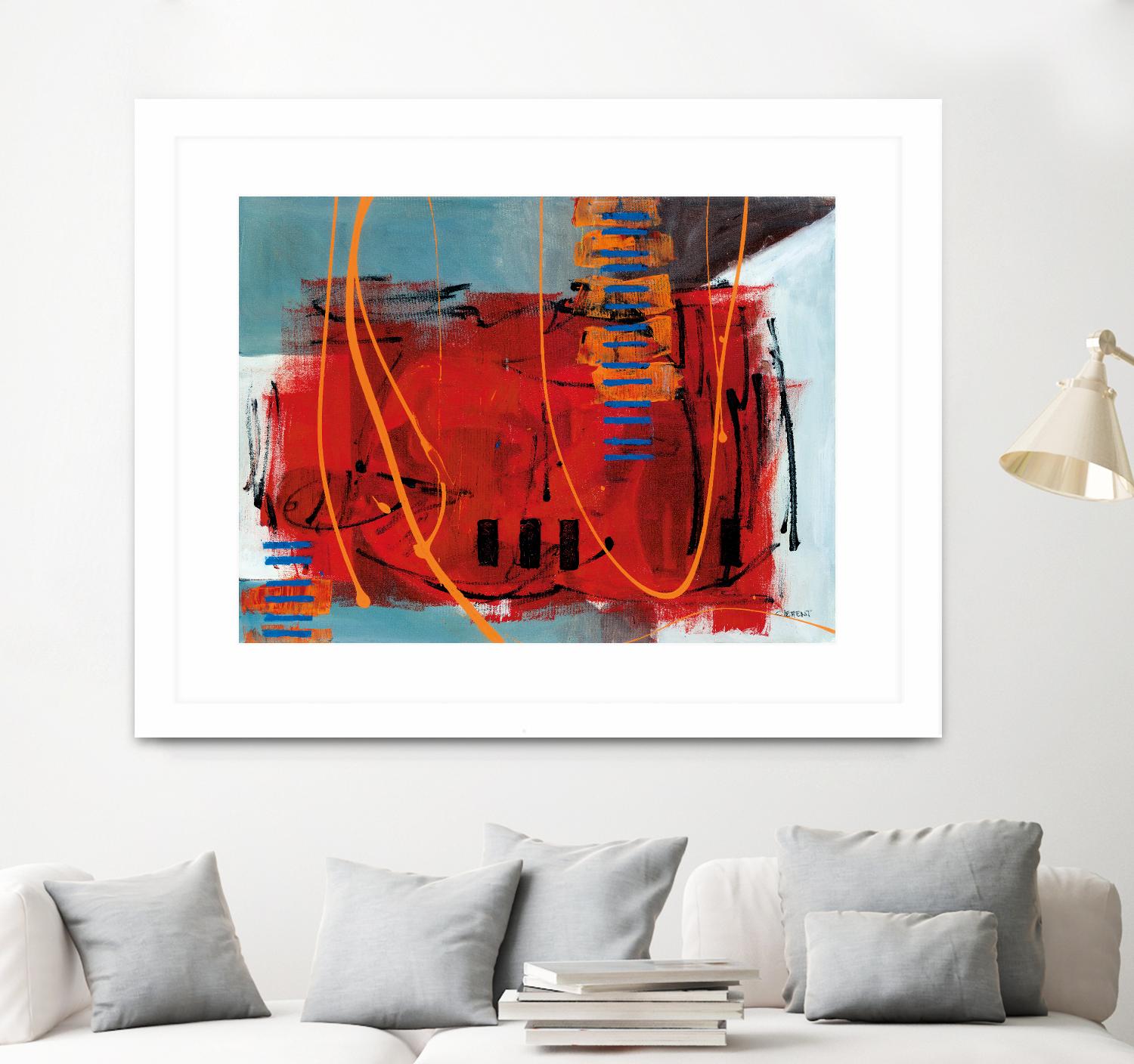Béatitude by Jacques Clement on GIANT ART - grey abstract
