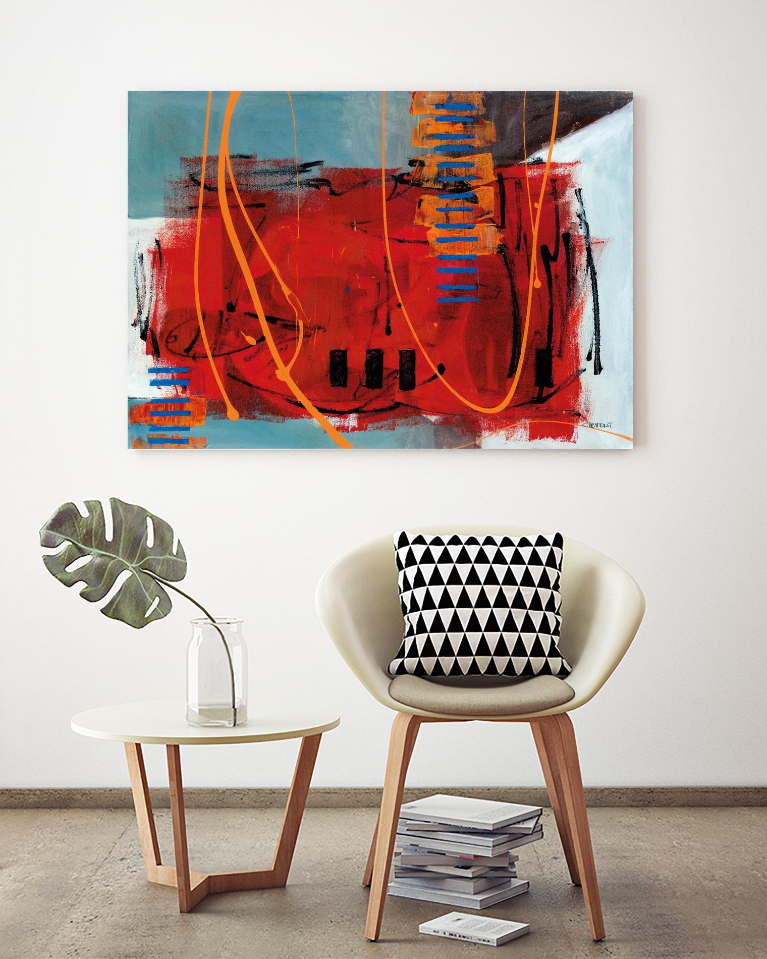 Béatitude by Jacques Clement on GIANT ART - grey abstract