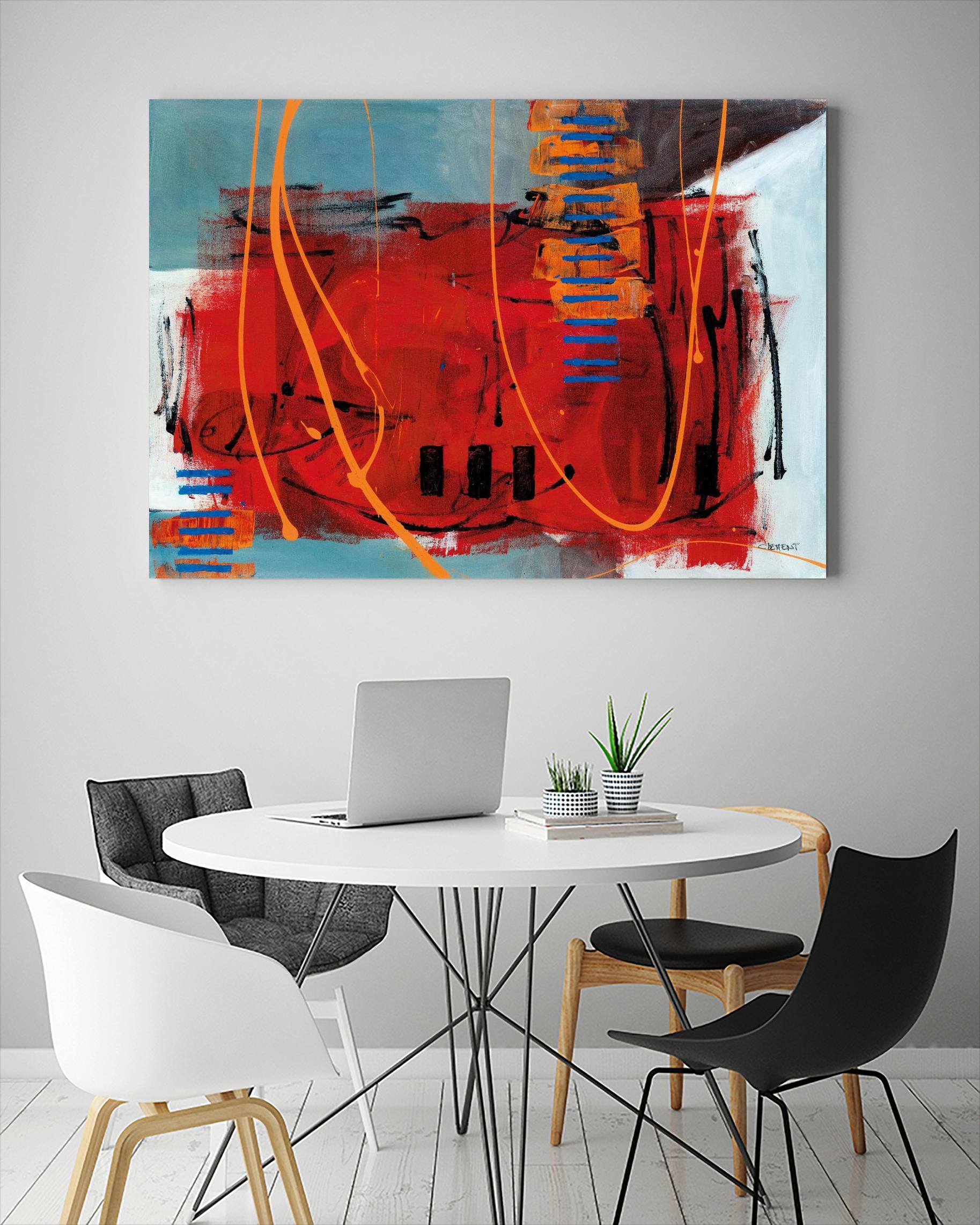 Béatitude by Jacques Clement on GIANT ART - grey abstract