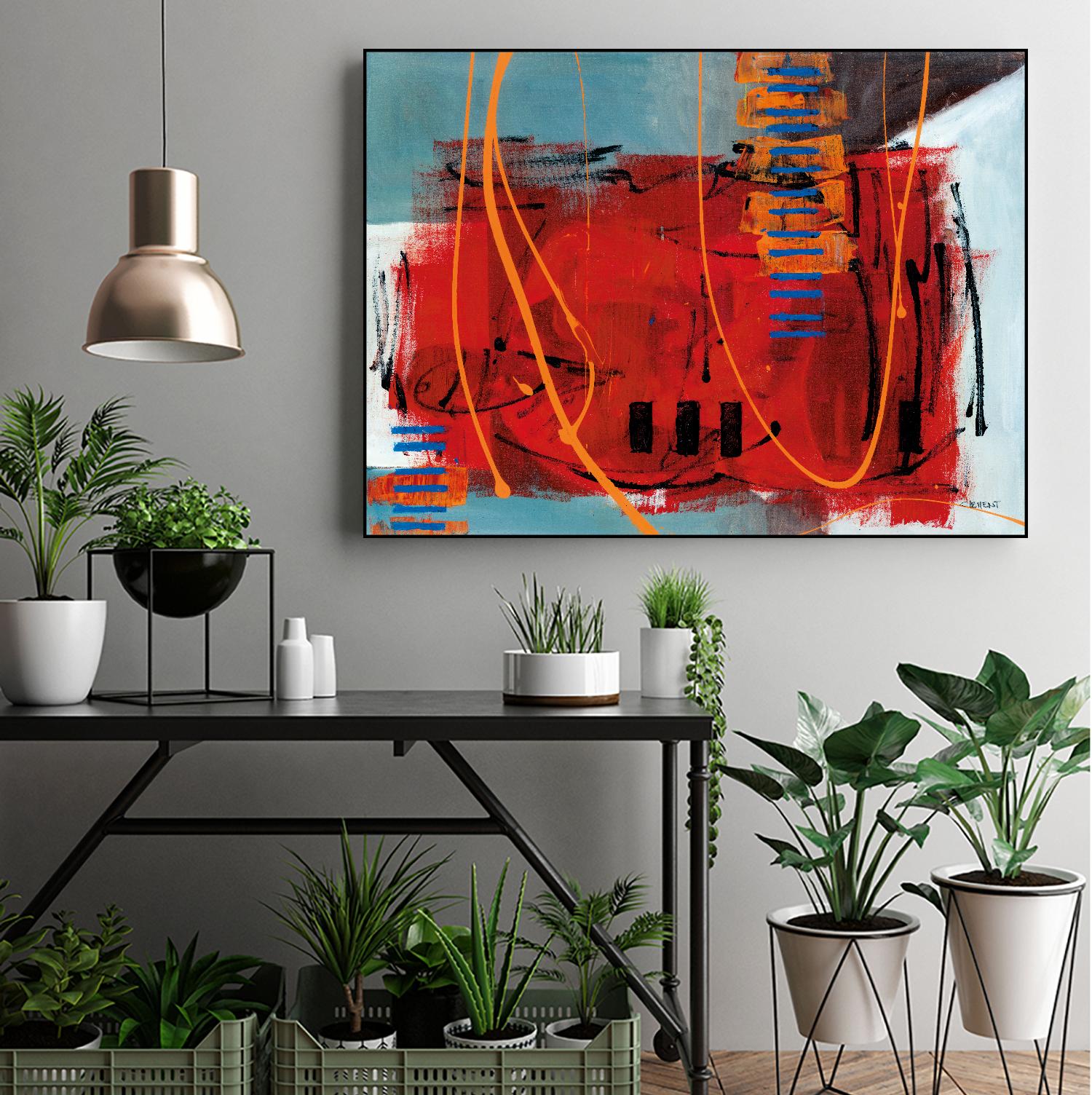 Béatitude by Jacques Clement on GIANT ART - grey abstract