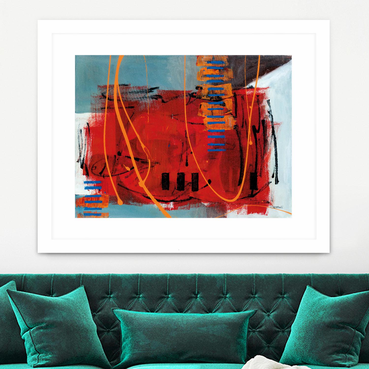 Béatitude by Jacques Clement on GIANT ART - grey abstract