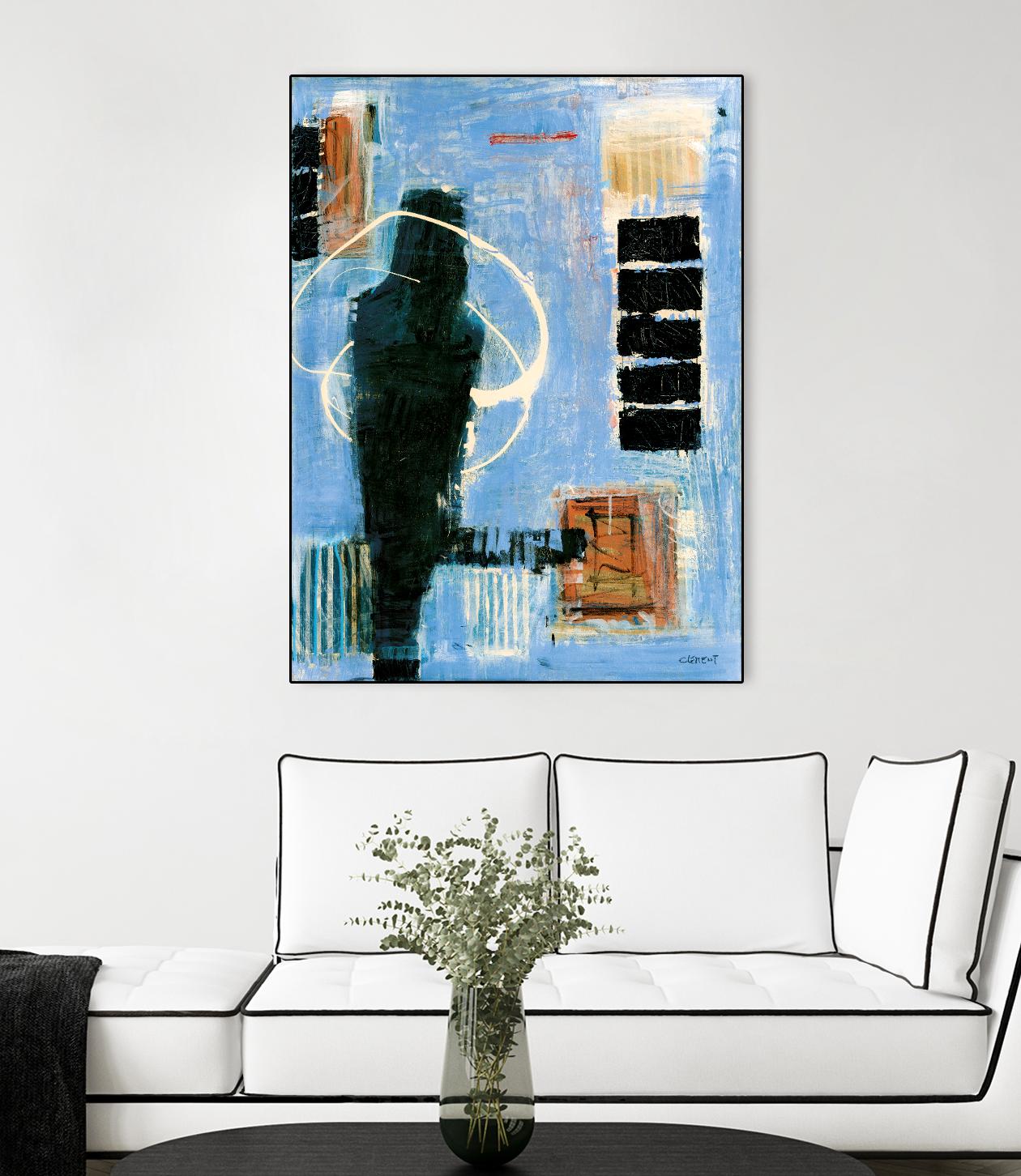 Ravissement by Jacques Clement on GIANT ART - black abstract