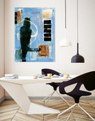 Ravissement by Jacques Clement on GIANT ART - blue abstract canadien