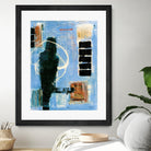Ravissement by Jacques Clement on GIANT ART - blue abstract canadien
