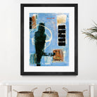 Ravissement by Jacques Clement on GIANT ART - blue abstract canadien