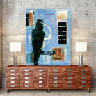 Ravissement by Jacques Clement on GIANT ART - blue abstract canadien