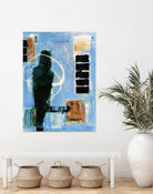 Ravissement by Jacques Clement on GIANT ART - blue abstract canadien