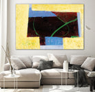 Égaiement 2 by Jacques Clement on GIANT ART - yellow abstract
