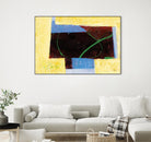 Égaiement 2 by Jacques Clement on GIANT ART - yellow abstract