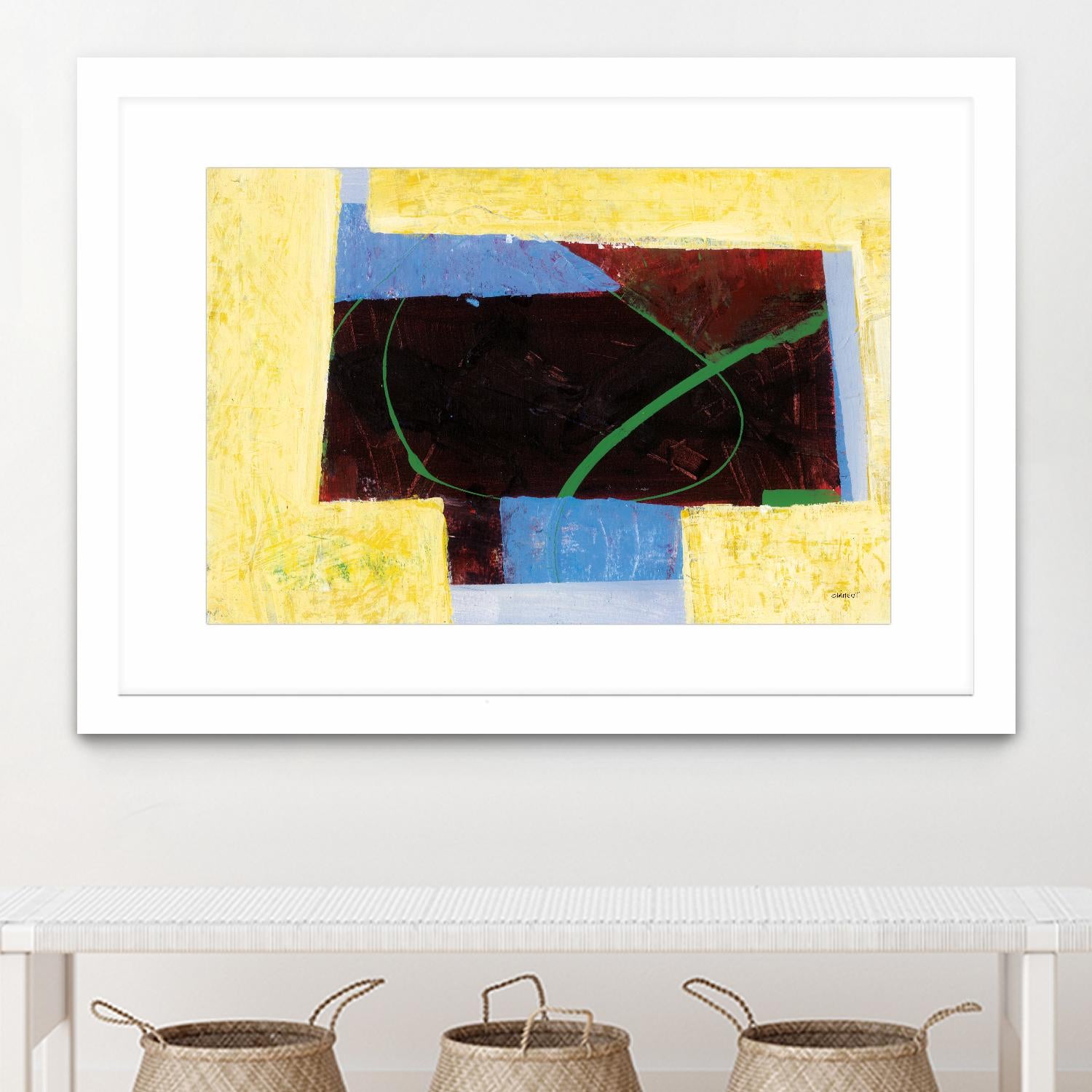 Égaiement 2 by Jacques Clement on GIANT ART - red abstract