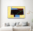 Égaiement 2 by Jacques Clement on GIANT ART - yellow abstract