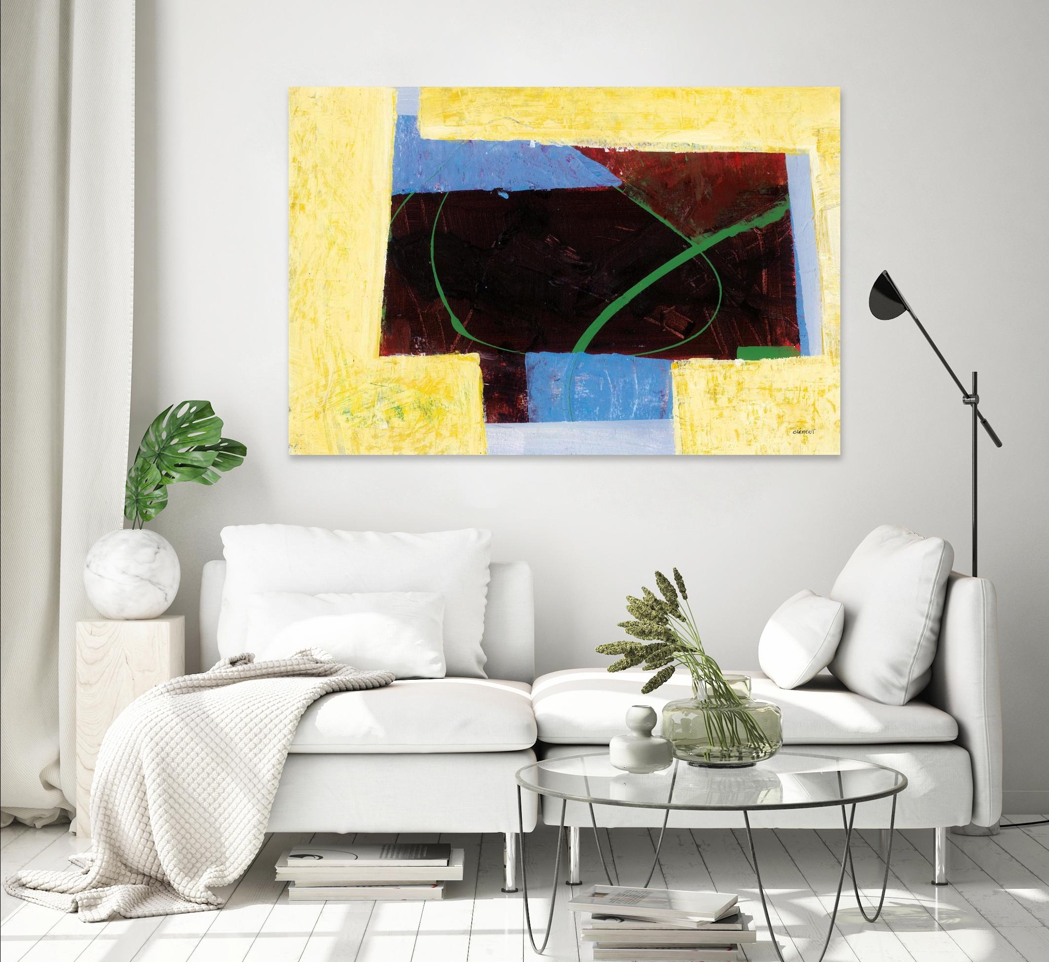 Égaiement 2 by Jacques Clement on GIANT ART - red abstract