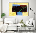 Égaiement 2 by Jacques Clement on GIANT ART - yellow abstract