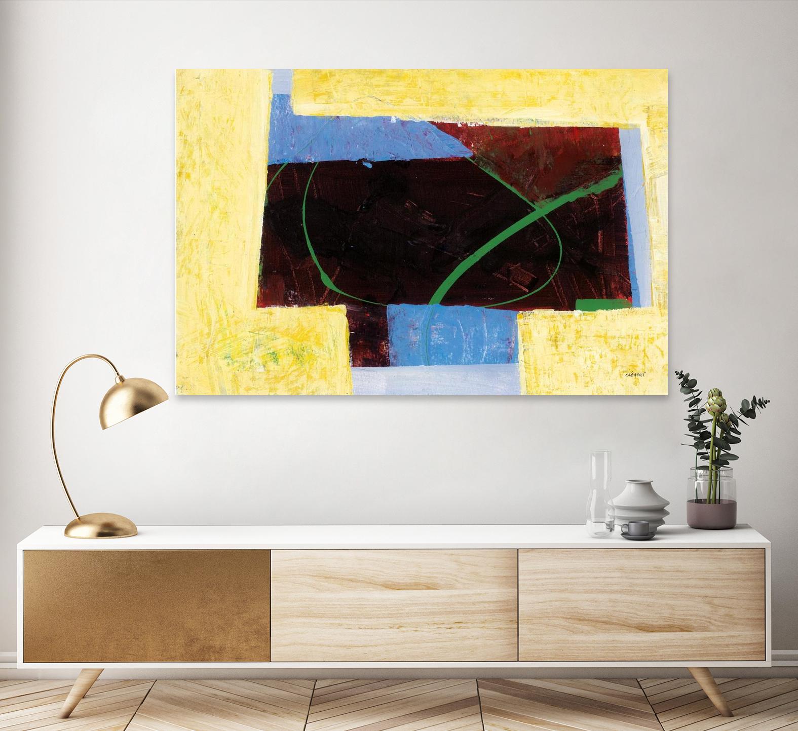 Égaiement 2 by Jacques Clement on GIANT ART - red abstract