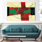 Magnificience by Jacques Clement on GIANT ART - red abstract