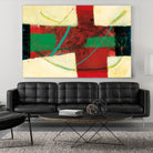 Magnificience by Jacques Clement on GIANT ART - red abstract