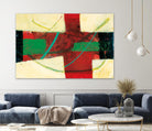 Magnificience by Jacques Clement on GIANT ART - red abstract