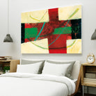 Magnificience by Jacques Clement on GIANT ART - red abstract