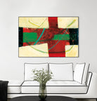 Magnificience by Jacques Clement on GIANT ART - red abstract