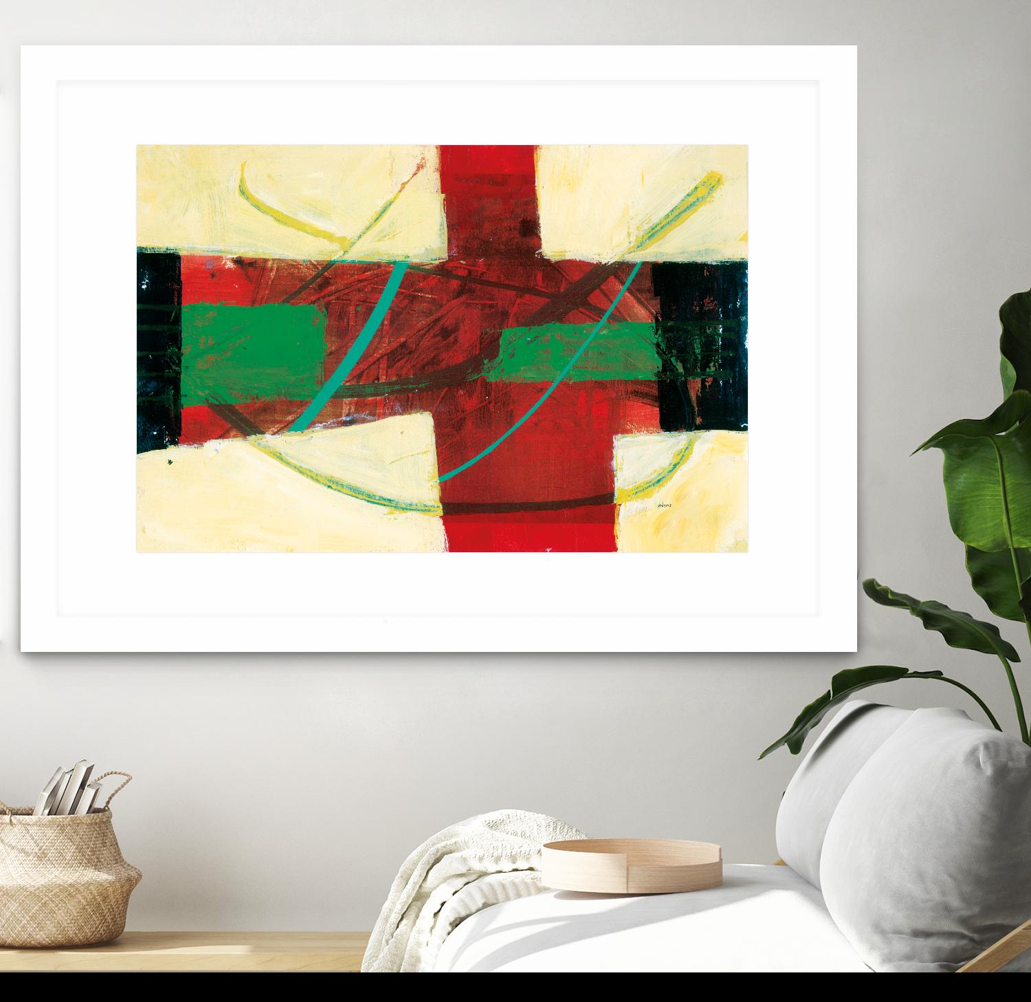 Magnificience by Jacques Clement on GIANT ART - red abstract quebec artists
