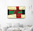 Magnificience by Jacques Clement on GIANT ART - red abstract