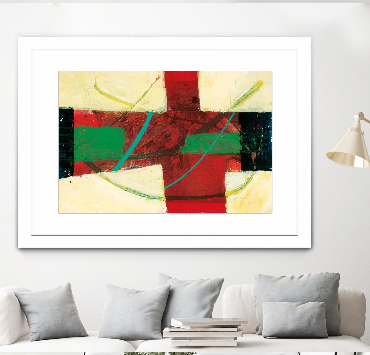 Magnificience by Jacques Clement on GIANT ART - red abstract quebec artists