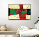 Magnificience by Jacques Clement on GIANT ART - red abstract