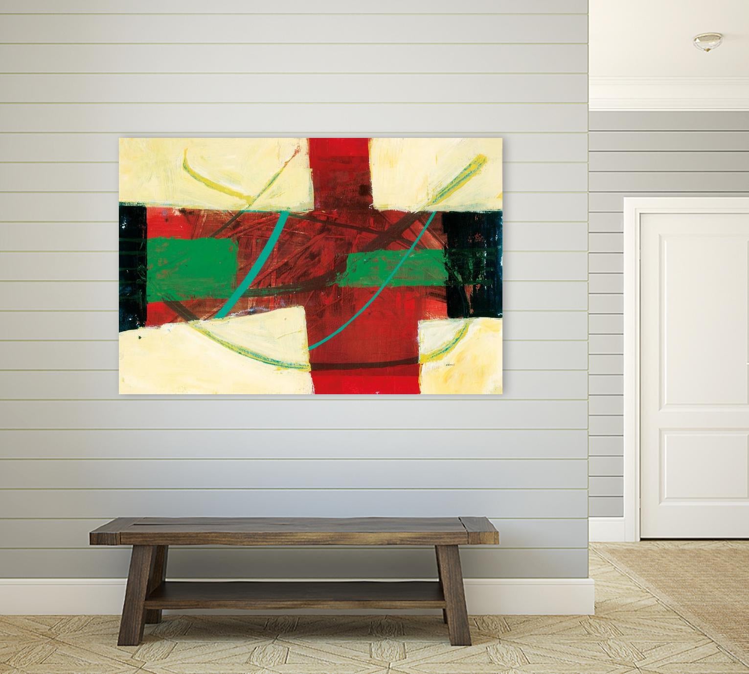 Magnificience by Jacques Clement on GIANT ART - red abstract quebec artists