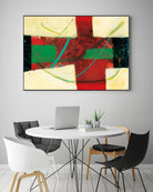 Magnificience by Jacques Clement on GIANT ART - red abstract