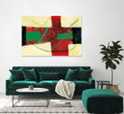 Magnificience by Jacques Clement on GIANT ART - red abstract quebec artists