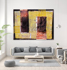 Délectation by Jacques Clement on GIANT ART - yellow abstract