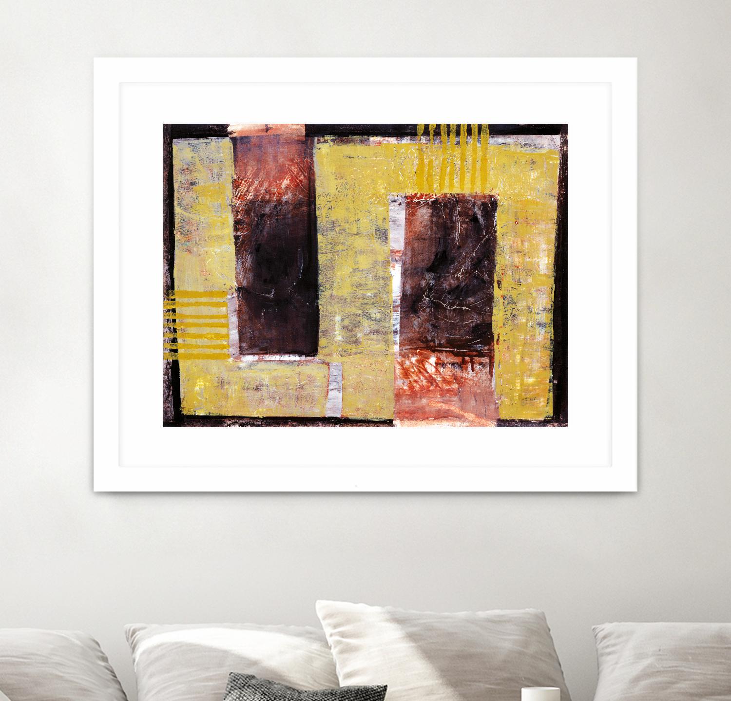 Délectation by Jacques Clement on GIANT ART - red abstract