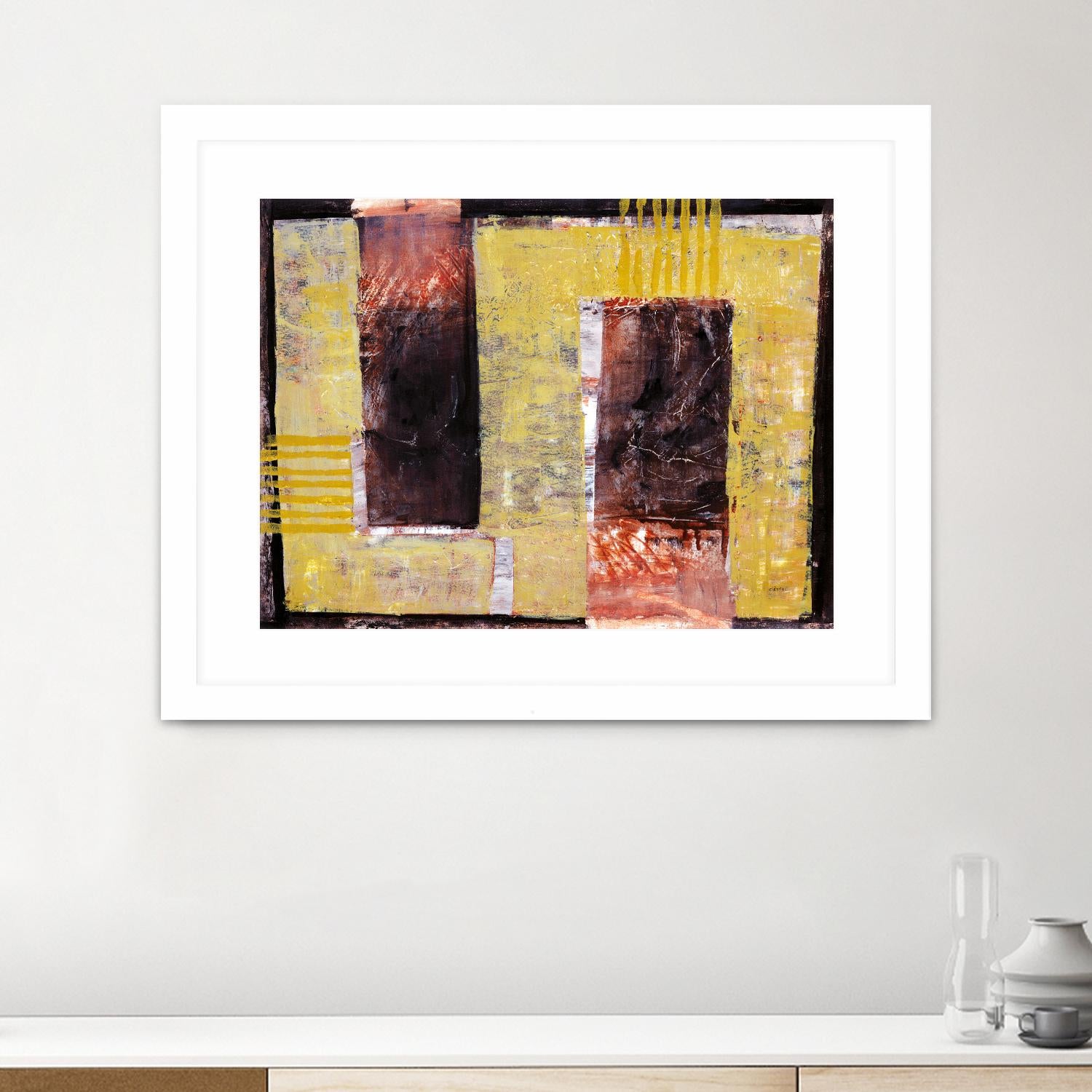 Délectation by Jacques Clement on GIANT ART - red abstract