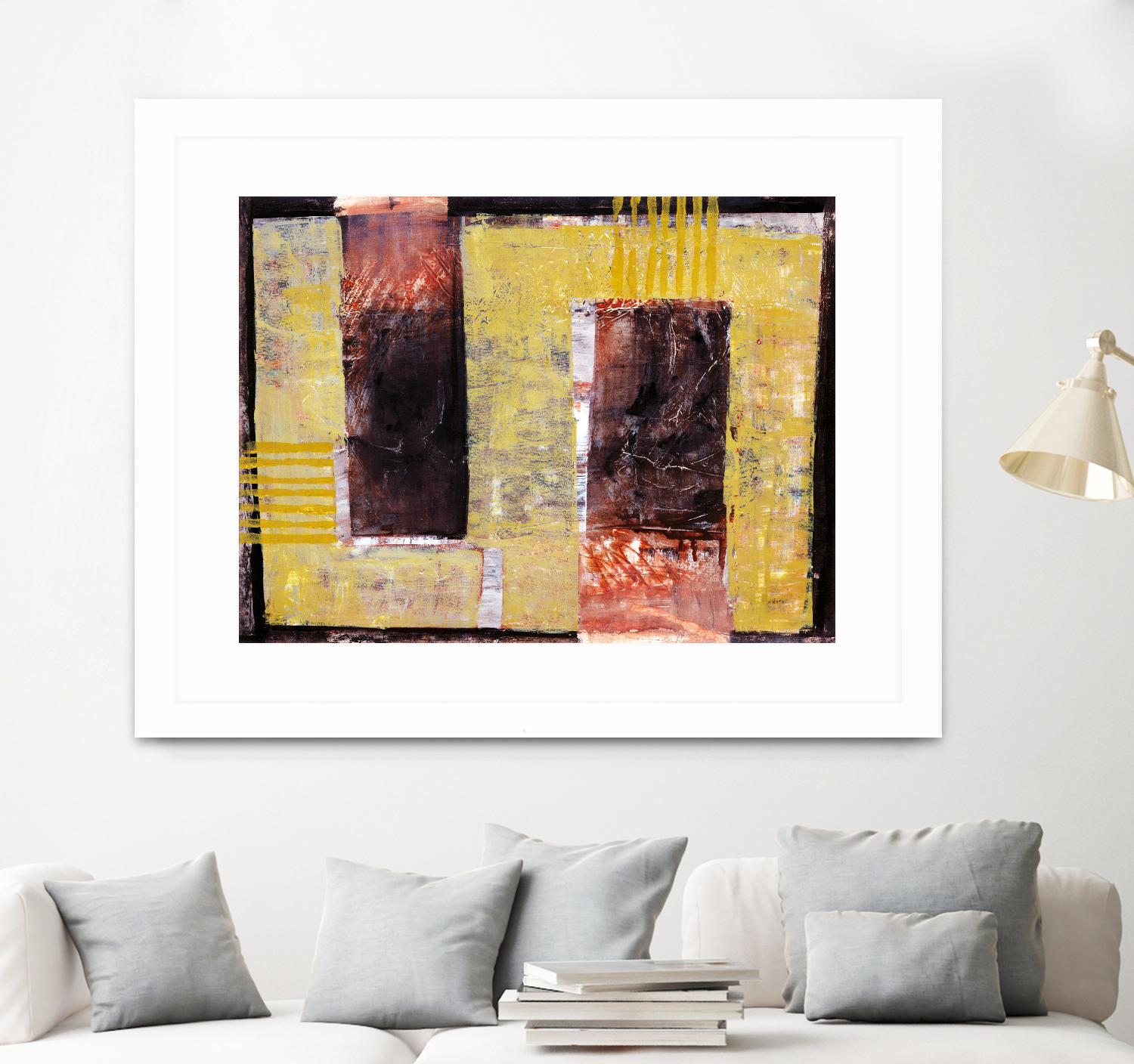 Délectation by Jacques Clement on GIANT ART - red abstract